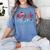 ASL Christmas Buffalo Plaid Teacher American Sign Language Women's Comfort Colors T-Shirt Blue Jean ASL Christmas Buffalo Plaid Teacher American Sign Language Women's Comfort Colors T-Shirt Blue Jean