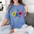 Autism Awareness Shirt Periodic Puzzle Science Teacher Men Women Kids Women's Comfort Colors T-Shirt Blue Jean