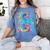 Back To School Eighth 8th Grade Tie Dye Typography Teacher Women's Comfort Colors T-Shirt Blue Jean Back To School Eighth 8th Grade Tie Dye Typography Teacher Women's Comfort Colors T-Shirt Blue Jean