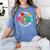 Back To School Para For Men Women Teacher Women's Comfort Colors T-Shirt Blue Jean