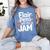 Back To School Teacher Flair Pens Are My Jam Women's Comfort Colors T-Shirt Blue Jean