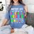 Battery Life Of a Preschool School Teacher School Week Women's Comfort Colors T-Shirt Blue Jean