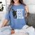 Best Dog Dad Ever Boston Terrier Dog Lover For Dad Men Women Girls Kids Women's Comfort Colors T-Shirt Blue Jean