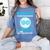Biology Facts Science Teacher Student Biologist Women's Comfort Colors T-Shirt Blue Jean
