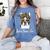 Birthday And Mother's Day -Boston Terrier Mom Women's Comfort Colors T-Shirt Blue Jean