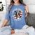 Boston Bull Terrier Men Boston Terrier Dog Dad Women's Comfort Colors T-Shirt Blue Jean