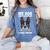Boston Terrier American Gentleman Dog Lover I'm Well Trained Women's Comfort Colors T-Shirt Blue Jean