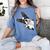 Boston Terrier Bostie Dog Kids Men Women's Comfort Colors T-Shirt Blue Jean