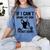 Boston Terrier If I Can't Bring My Dog I'm Not Going Men Women Kids Women's Comfort Colors T-Shirt Blue Jean