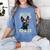 Boston Terrier Dad Boston Bull Bostie Dog Women's Comfort Colors T-Shirt Blue Jean