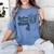 Boston Terrier Dog Bostie Mom Idea For Women Women's Comfort Colors T-Shirt Blue Jean
