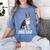 Boston Terrier Dog Dad Boston Terrier Dog Lovers Women's Comfort Colors T-Shirt Blue Jean