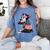 Boston Terrier Dog Merica 4th Of July Usa American Flag Men Women's Comfort Colors T-Shirt Blue Jean