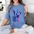 Boston Terrier Dog For a Boston Terrier Mom Women's Comfort Colors T-Shirt Blue Jean