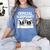 Boston Terrier Dog Official Sleep Pajamas Nightgown Women's Comfort Colors T-Shirt Blue Jean