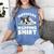 Boston Terrier Dog Official Sleeping Shirt Men Women Kids Women's Comfort Colors T-Shirt Blue Jean