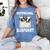 Boston Terrier Dog Official Sleepshirt Pajamas Nightgown For Men Women Girls Kids Women's Comfort Colors T-Shirt Blue Jean