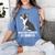 Boston Terrier Dog Owner Grandma Women's Comfort Colors T-Shirt Blue Jean