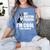 Boston Terrier Dog Women's Comfort Colors T-Shirt Blue Jean