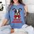 Boston Terrier Grandma Dog Lovers Puppy Bostie Owner Women's Comfort Colors T-Shirt Blue Jean