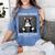 Boston Terrier Mug Shot Guilty Dog Women's Comfort Colors T-Shirt Blue Jean