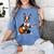 Boston Terrier Playing Guitar Boston Terrier Women's Comfort Colors T-Shirt Blue Jean