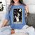 Boston Terrier Tarot Card Star With The Moon Men Women Kids Women's Comfort Colors T-Shirt Blue Jean