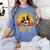 Boston Terrier Never Underestimate a Girl With a Bostie Women's Comfort Colors T-Shirt Blue Jean