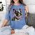 Boston Terrier Is My Valentine Cute Pet Dog Owner Valentine Women's Comfort Colors T-Shirt Blue Jean