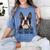 Boston Terrier Will Find And Lick You Bostie Mom Women's Comfort Colors T-Shirt Blue Jean
