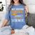 My Broom Broke So Now I Teach Science Teacher Halloween Women's Comfort Colors T-Shirt Blue Jean