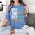 Bruh We Back Bruh No Cap We'Re Back Teacher Student Women's Comfort Colors T-Shirt Blue Jean