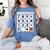 Calculator Easy Halloween Costume For Math Teacher Women's Comfort Colors T-Shirt Blue Jean
