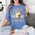 You Can't Scare Me I'm A School Teacher's Aide Halloween Women's Comfort Colors T-Shirt Blue Jean