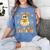 You Can't Scare Me I Teach 3rd Grade Halloween Teacher Ghost Women's Comfort Colors T-Shirt Blue Jean