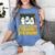 You Can't Scare Me I Teach 5th Grade Teacher Halloween Women's Comfort Colors T-Shirt Blue Jean