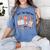 Can't Talk Right Now Doing Teacher Stuff Teacher Stuff Women's Comfort Colors T-Shirt Blue Jean
