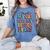 My Cat Ate My Lesson Plans Teacher Cat Humor Women's Comfort Colors T-Shirt Blue Jean