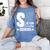 Christian Teacher S Is For Sunday School Essentials Women's Comfort Colors T-Shirt Blue Jean Christian Teacher S Is For Sunday School Essentials Women's Comfort Colors T-Shirt Blue Jean