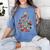 Christmas Library Tree Love Reading Books Nerd Teacher Women's Comfort Colors T-Shirt Blue Jean Christmas Library Tree Love Reading Books Nerd Teacher Women's Comfort Colors T-Shirt Blue Jean