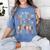 In This Classroom Everyone Is Welcome For Teacher Women's Comfort Colors T-Shirt Blue Jean