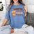 Coffee Gives Me Para Powers Parapro Teacher Squad Women's Comfort Colors T-Shirt Blue Jean Coffee Gives Me Para Powers Parapro Teacher Squad Women's Comfort Colors T-Shirt Blue Jean