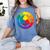 Color Wheel Palette Shirt Artist Painter Art Teacher Tshirt Women's Comfort Colors T-Shirt Blue Jean Color Wheel Palette Shirt Artist Painter Art Teacher Tshirt Women's Comfort Colors T-Shirt Blue Jean