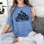 Cool Boston Terrier Riding a Motorcycle Biker Dog Lover For Men Women Kids Women's Comfort Colors T-Shirt Blue Jean