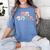 Cool Sign Language ASL Teacher Deaf People ASL Interpreter Women's Comfort Colors T-Shirt Blue Jean