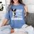 Coolest Boston Terrier Grandma Dog Women's Comfort Colors T-Shirt Blue Jean