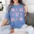 Coquette Bow Ballet Dance Teacher Coquette Women Dancing Women's Comfort Colors T-Shirt Blue Jean Coquette Bow Ballet Dance Teacher Coquette Women Dancing Women's Comfort Colors T-Shirt Blue Jean
