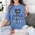 Coquette Bow Book Tree Merry Christmas Xmas Teacher Holiday Women's Comfort Colors T-Shirt Blue Jean Coquette Bow Book Tree Merry Christmas Xmas Teacher Holiday Women's Comfort Colors T-Shirt Blue Jean