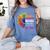 Cute I Became A Teacher Because Your Life Is Worth My Time Women's Comfort Colors T-Shirt Blue Jean Cute I Became A Teacher Because Your Life Is Worth My Time Women's Comfort Colors T-Shirt Blue Jean