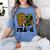Cute Camo Pre K Back To School Teacher Kid Preschool Women's Comfort Colors T-Shirt Blue Jean